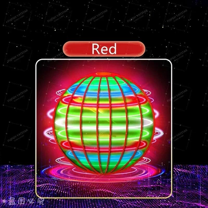 Flying Ball Childrens LED Cosmic Globe 360° Rotating Suspension Toy