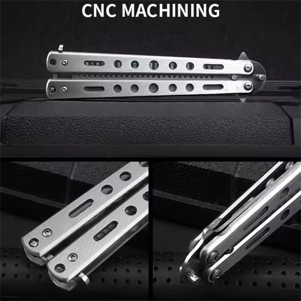 Stainless Steel Butterfly Folding Comb for Beard and Hair Styling