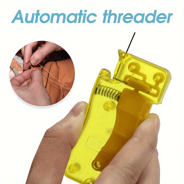 Automatic Needle Threader for Easy Sewing and Crafting