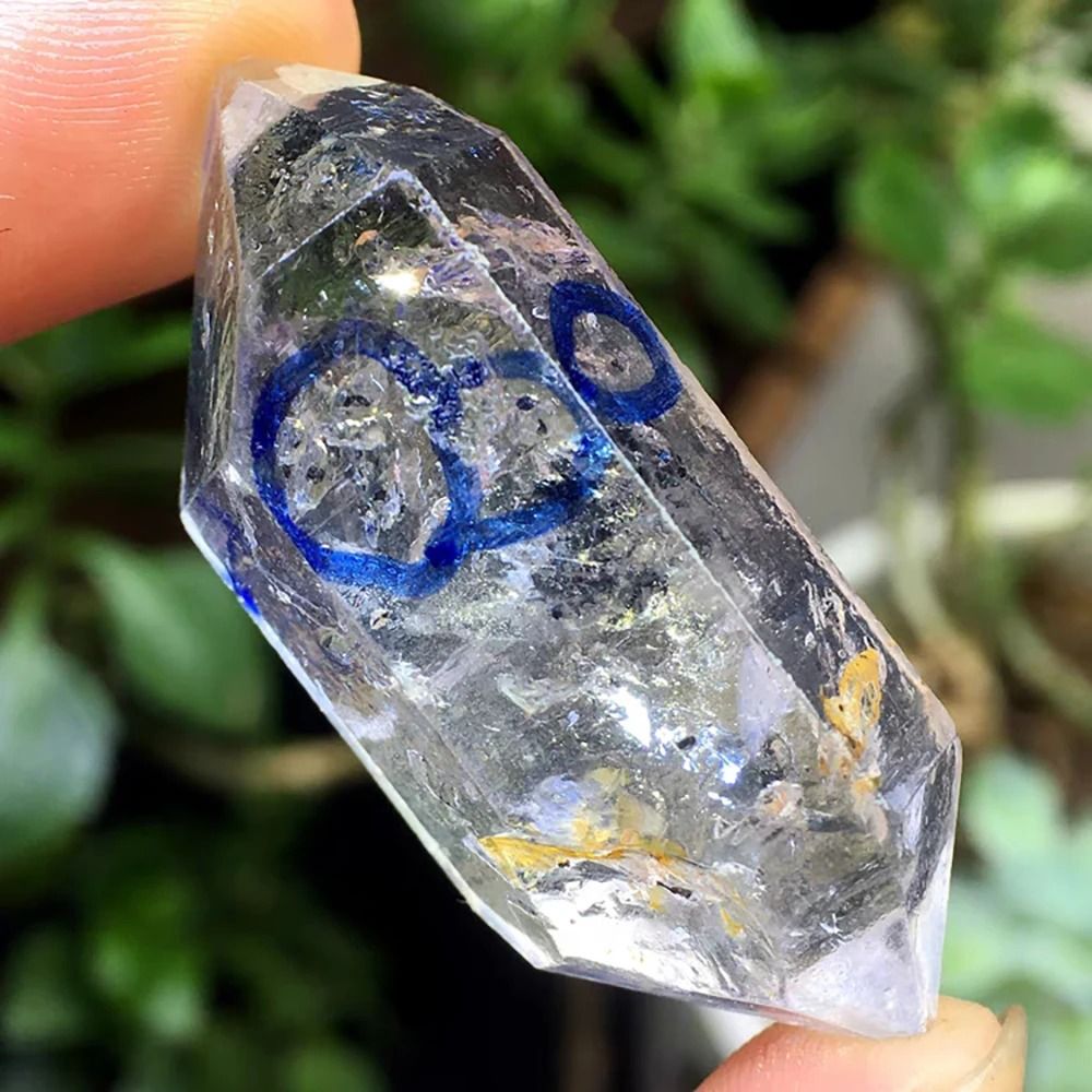 Natural Herkimer Diamond Enhydros | Rare Drifting Sand & Water Gall Mineral Specimen