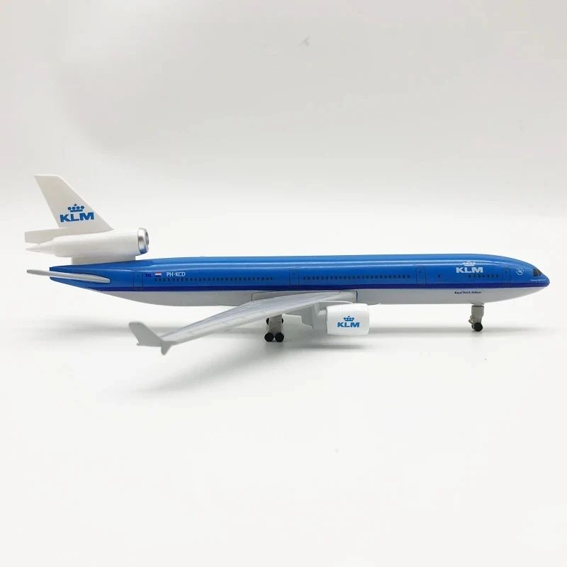 Alloy MD11 Airplane Model with Landing Gear Display