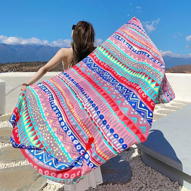 Large Beach Sarong Shawl Wrap Scarf