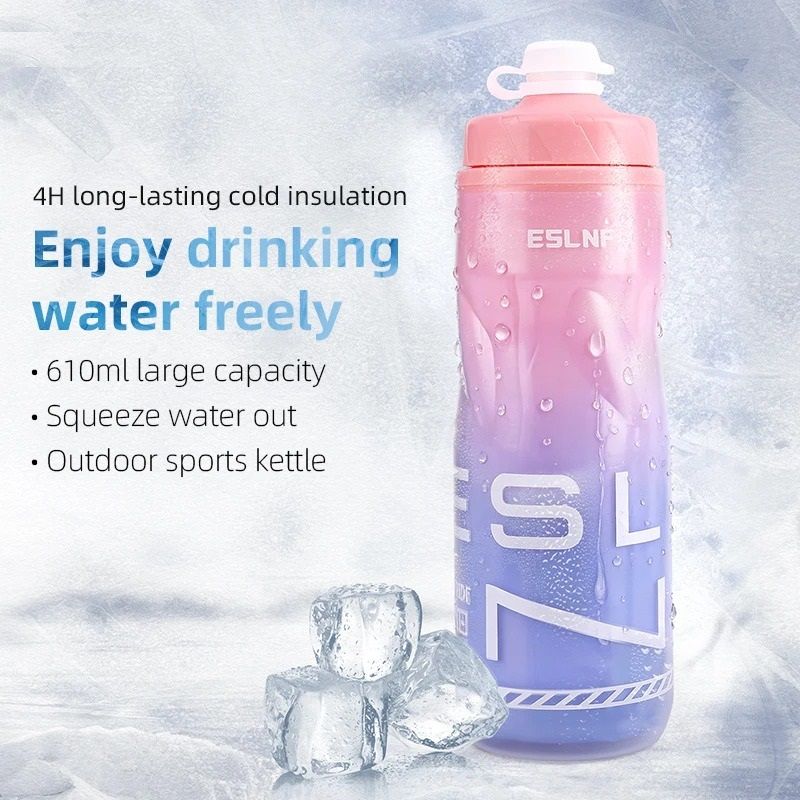 Large Capacity Insulated Bicycle Water Bottle for Road and MTB Riding