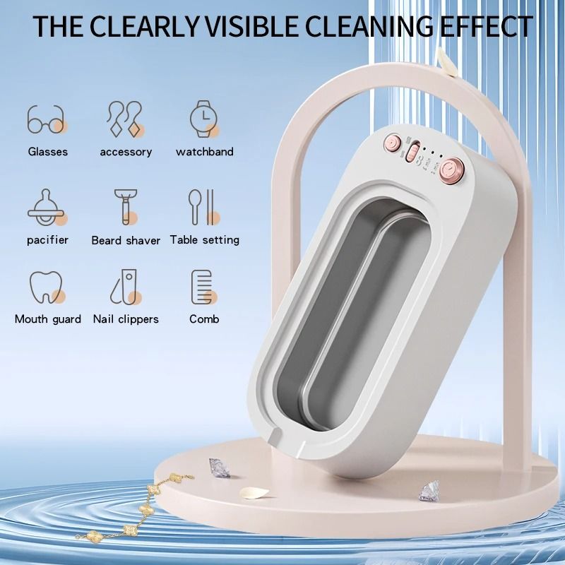 USB Rechargeable High Frequency Ultrasonic Cleaning Machine