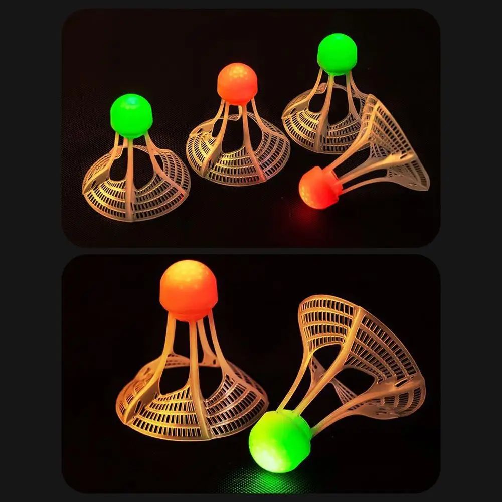 LED Glow Badminton Shuttlecocks Set