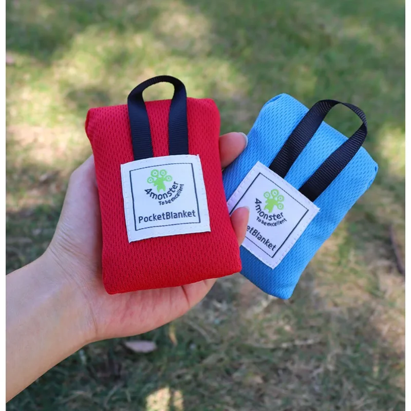 Pocket Picnic Blanket Waterproof Beach Mat Foldable Camping Ground Sheet