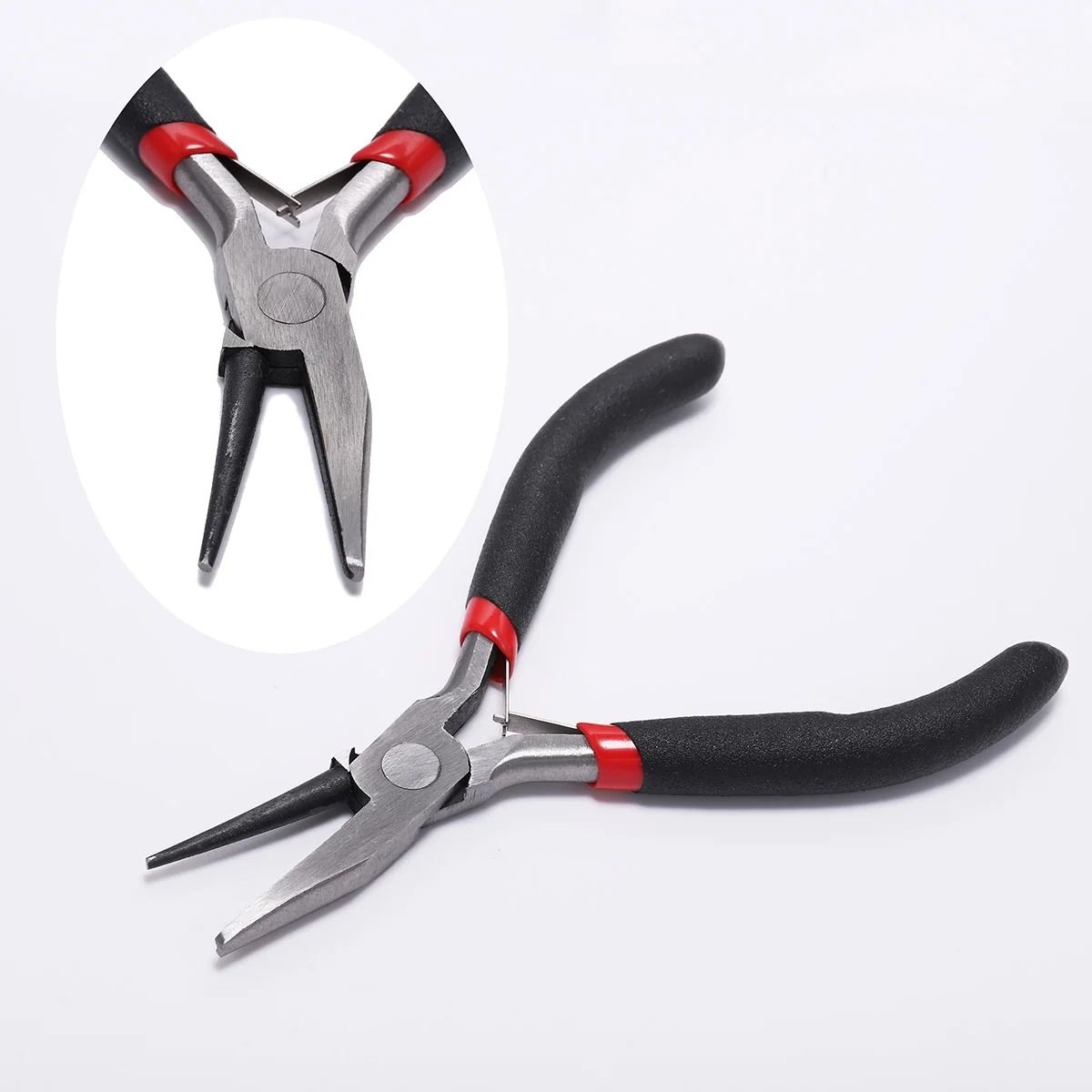 Carbon Hardened Steel Round Nose End Cutting Jewelry Making Pliers Tool