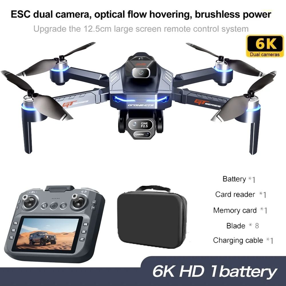 Professional Drone with 4K 6K 8K Camera Obstacle Avoidance and Folding Design