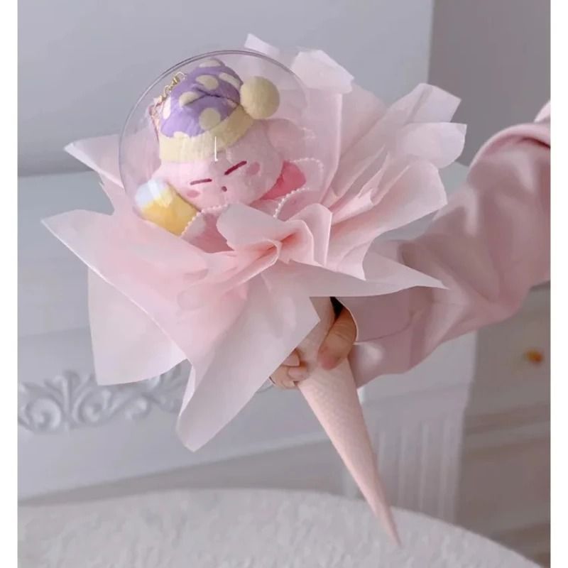 Thick Cardboard Flower Cone Packaging Elegant Bouquet Wrapping Paper