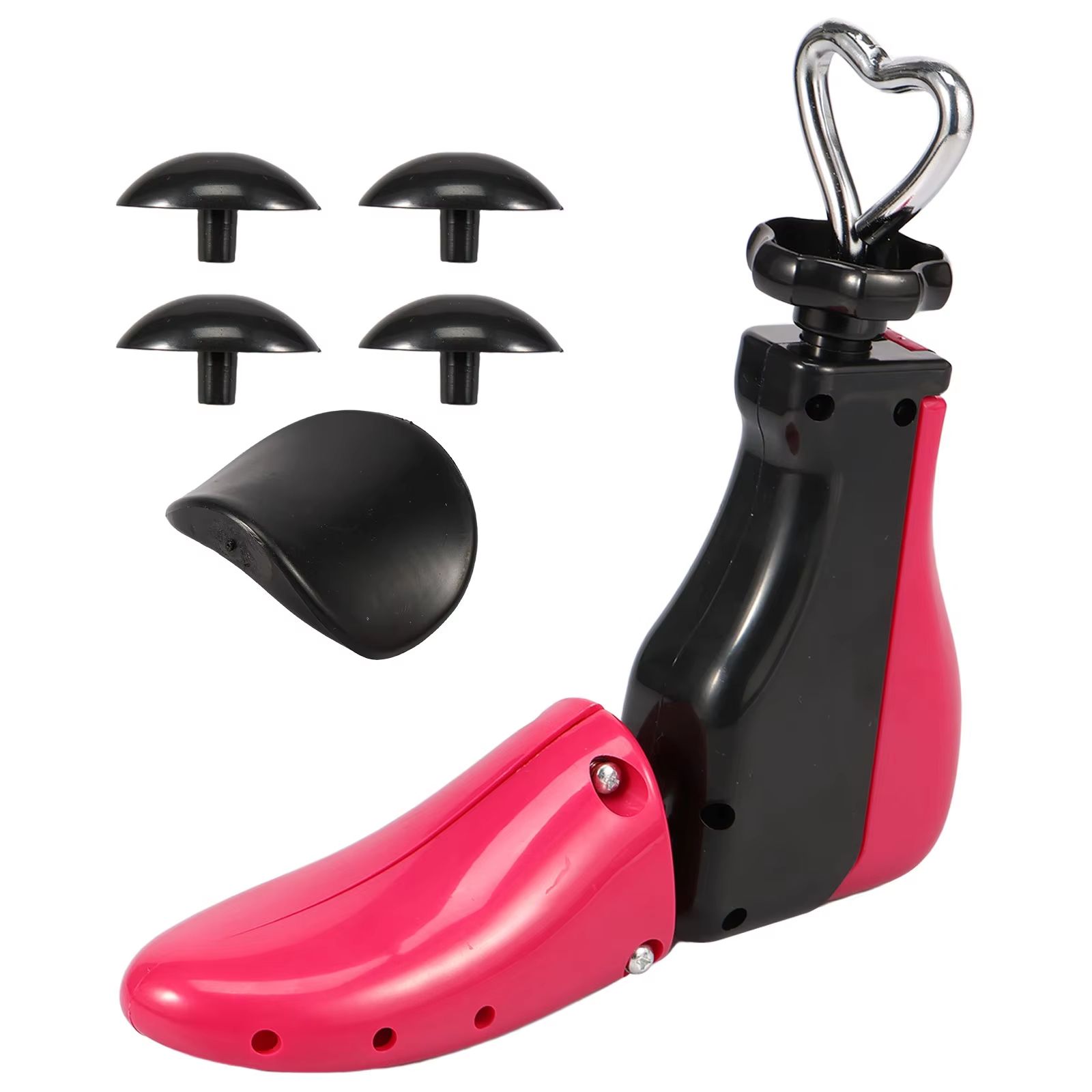 Universal Adjustable Shoe Stretcher and Boot Widener with Steel Shaft