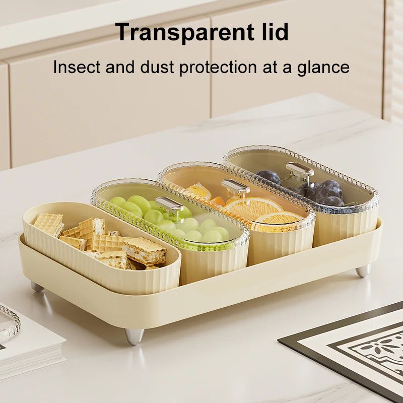 Home Living Fruit and Snack Bowl with Lid