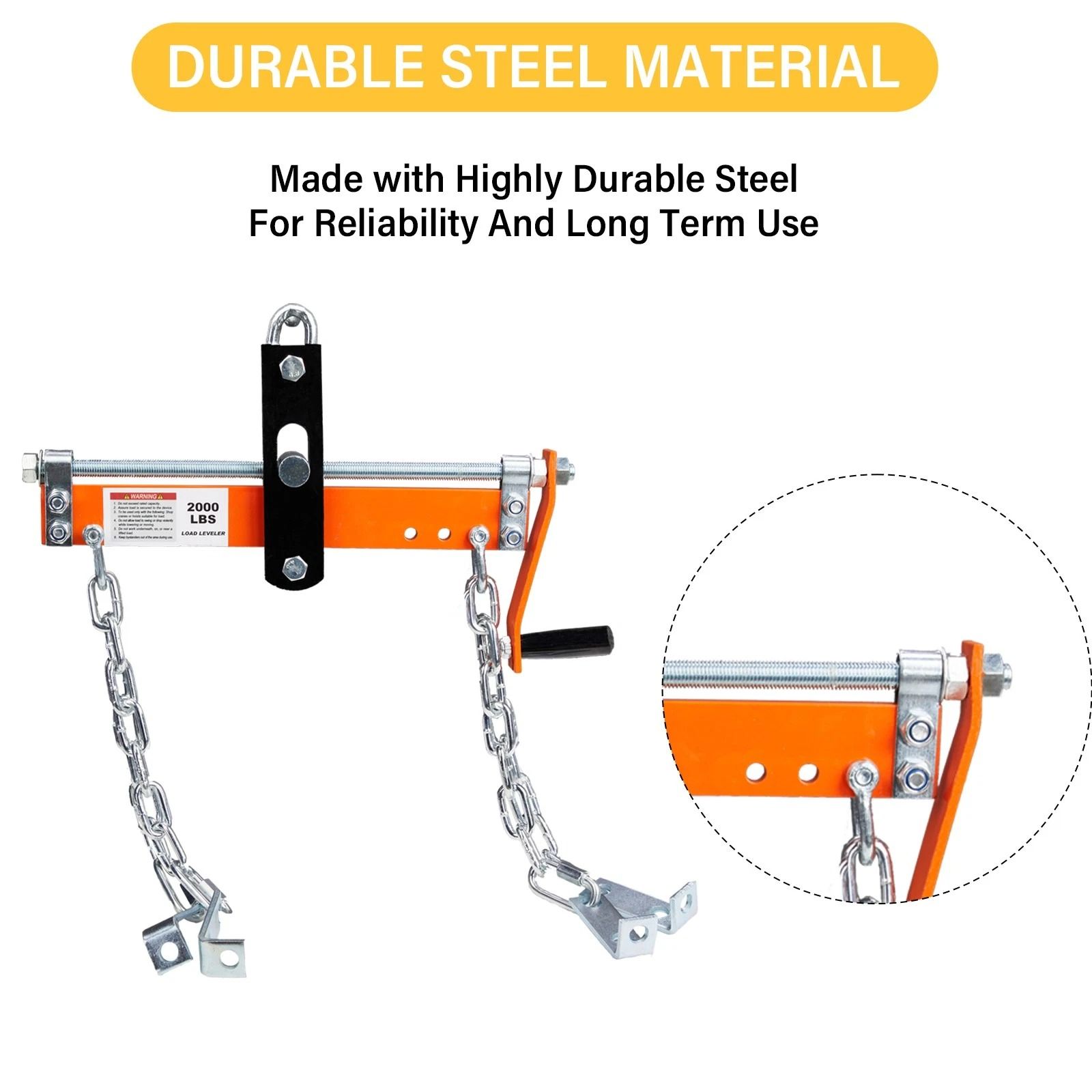 Engine Hoist Crane Cherry Picker Lift Tool, Load Leveler