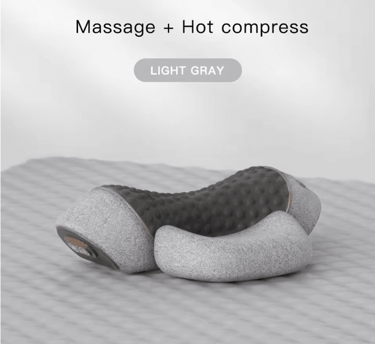 3 in 1 Electric Neck Massager Pillow with Heat and Vibration Therapy