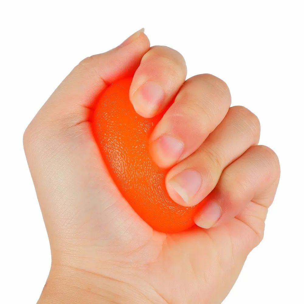 Silicone Grip Ball Hand Grip Strengthener for Wrist Rehabilitation and Stress Relief
