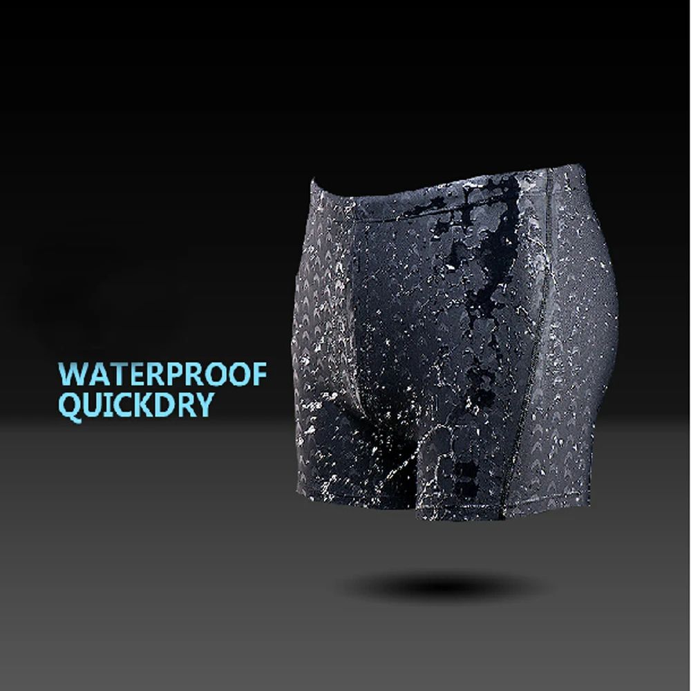 Sharkskin Game Racing Swimwear Mens Quick Drying Waterproof Briefs & Beach Swimming Trunks