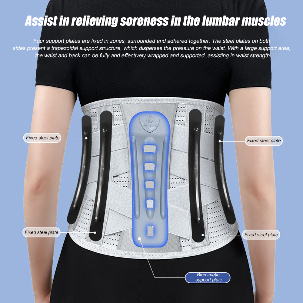 Back Brace for Lower Back Pain Relief, Lumbar Support Belt with Ergonomic Design for Herniated Disc