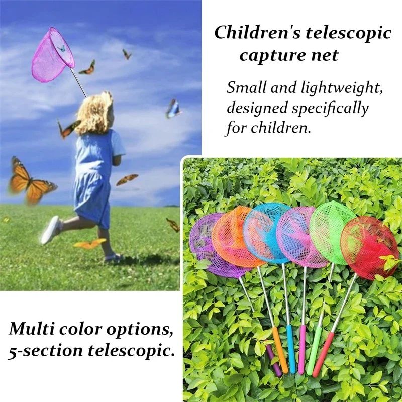 Telescopic Butterfly Net Insect Catcher with Extendable Handle