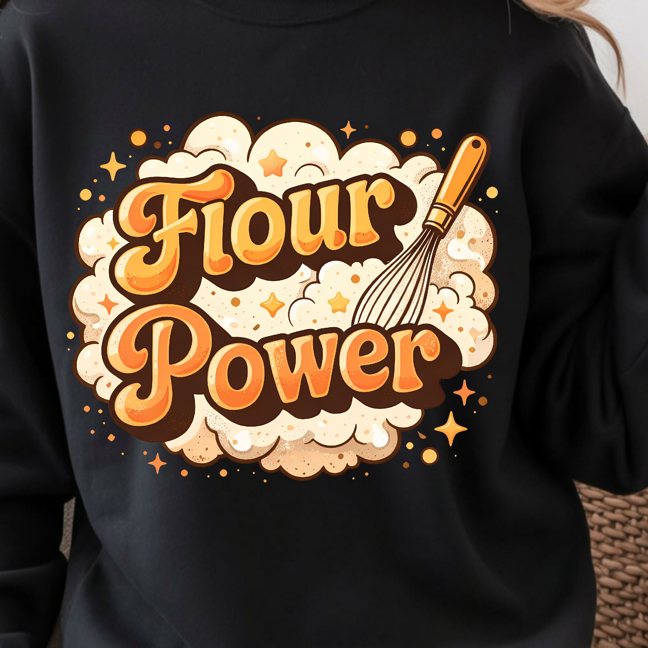 Flour Power Shirt, Funny Baking T-Shirt, Baker's Humor Tee