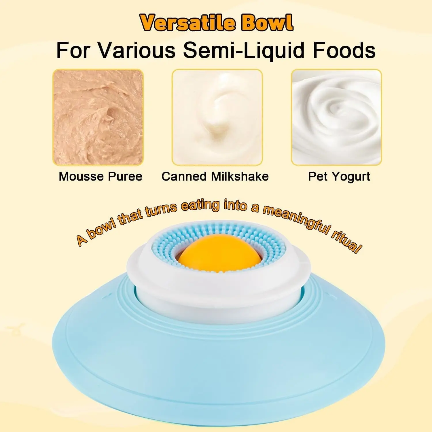 CalmPaw Dog Lick Mat Slow Feeder Bowl with Anti Slip Base & Anxiety Relief Design