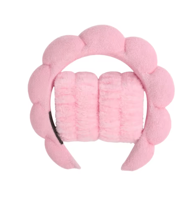 GlowSpa Microfiber Spa Headband And Wrist Wash Set