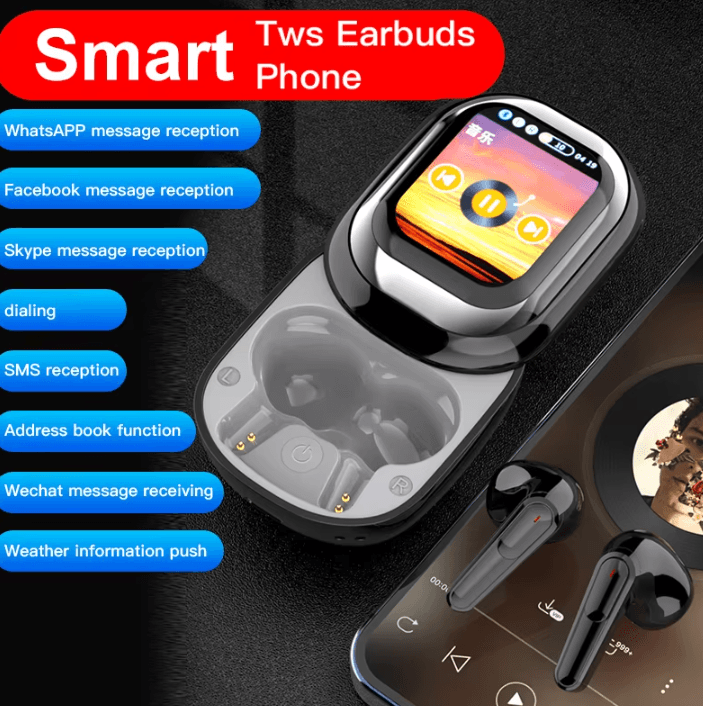SE-ONE TouchScreen Pro Wireless TWS Earbuds with LED Display & App Control