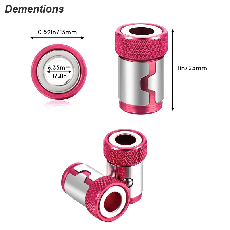 Magnetic Screwdriver Bit Holder Magnetic Bit Holder Ring for Secure Screw Driving