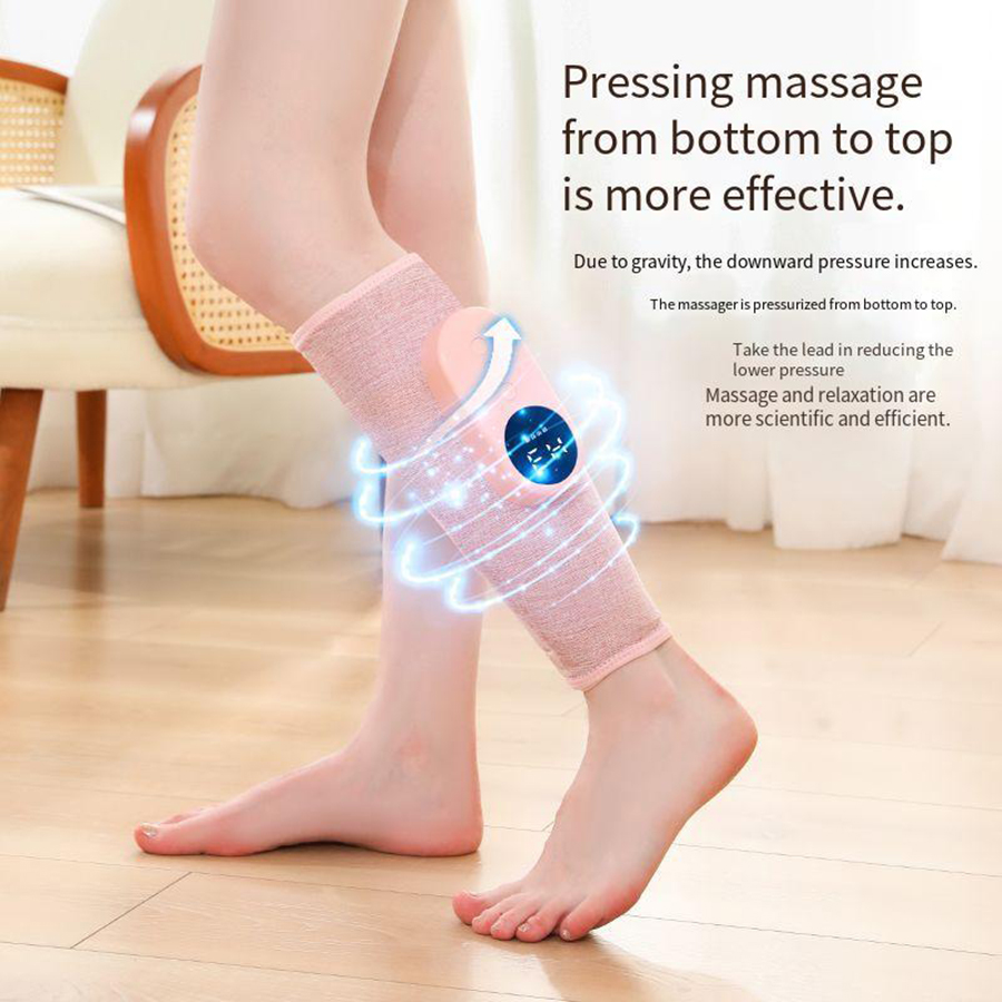 Air Pressure Calf Hot Compress Massager, Wireless Smart Leg Massager, 3 Mode Adjustable Relax Foot Calf Muscle
