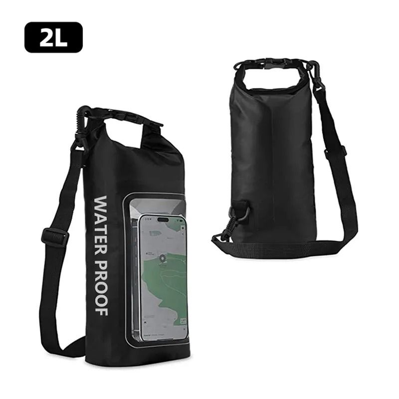 Touch Screen Transparent Dry Bag Backpack 2L and 5L