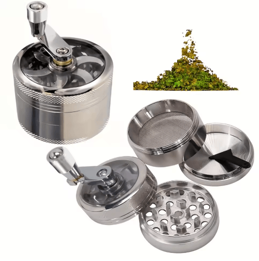 GrindEase Manual Spice Grinder Nutmeg Pepper & Rock Salt Crusher Tool