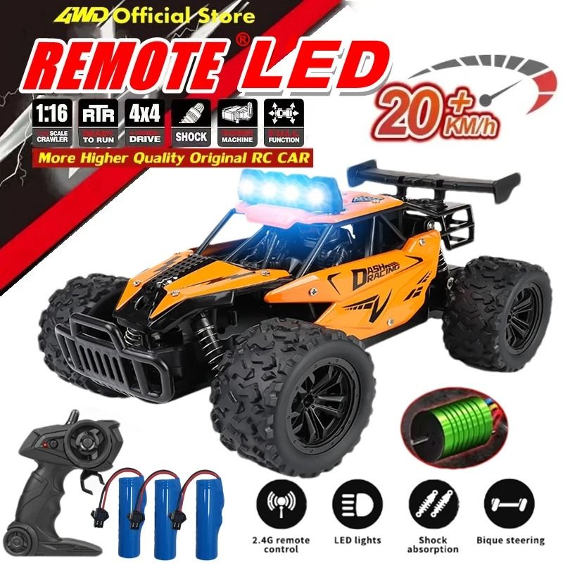 Remote Control Off Road Drift Racing Car 1 16 Scale High Speed RC Truck