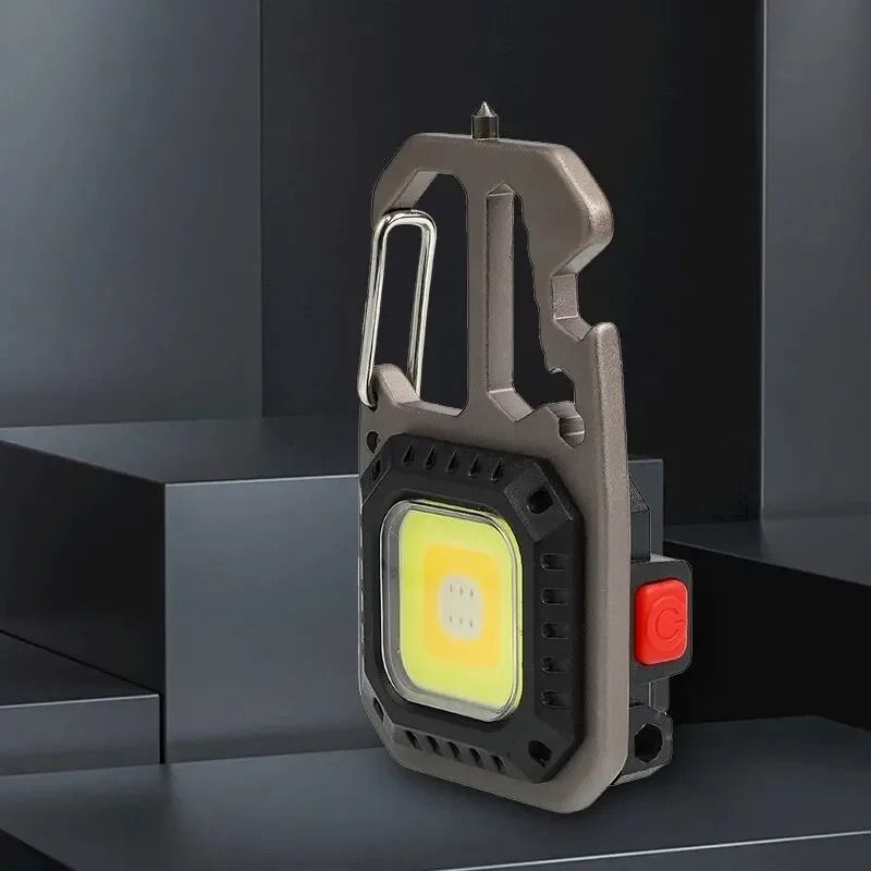 Portable High-Performance Keychain Work Light with Battery Display