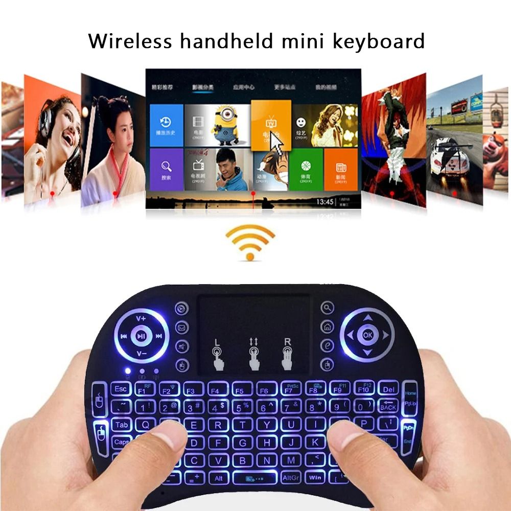 i8 2.4G Air Mouse Touchpad Mini Wireless Keyboard