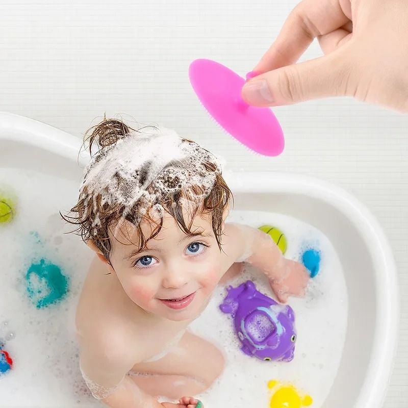 Soft Silicone Kids Shampoo and Massage Brush
