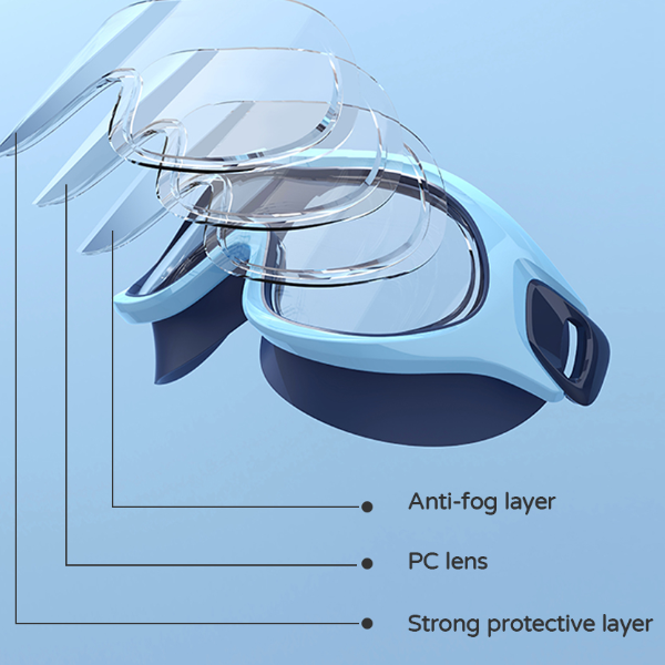 Kids Swim Mask Goggles Anti Fog Leak Proof Youth Swimming Eyewear