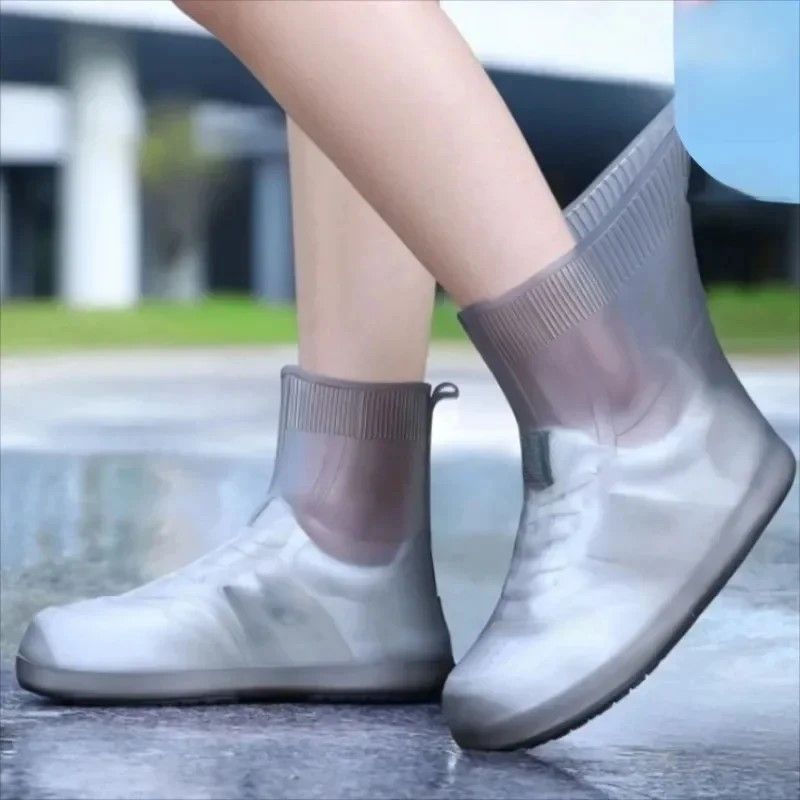 WeatherGuard Reusable Silicone Rain Shoe Cover – Non-Slip Waterproof Overshoe Protector