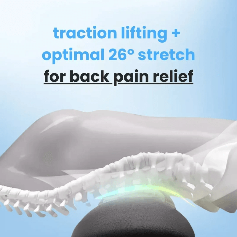 3 in 1 Back Pain Massager with Heat, Vibration & Spinal Traction Relief
