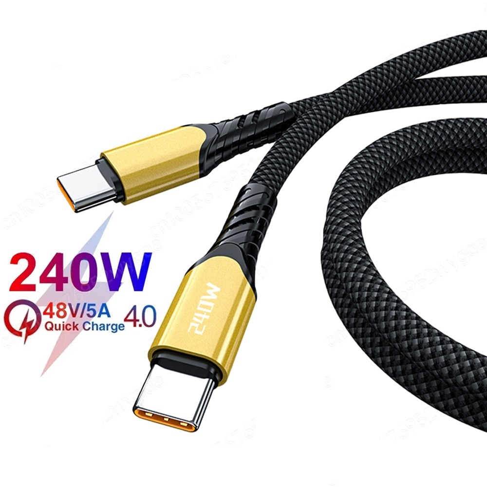USB Type C to USB C Cable PD Fast Charging Quick Charge Data Cord