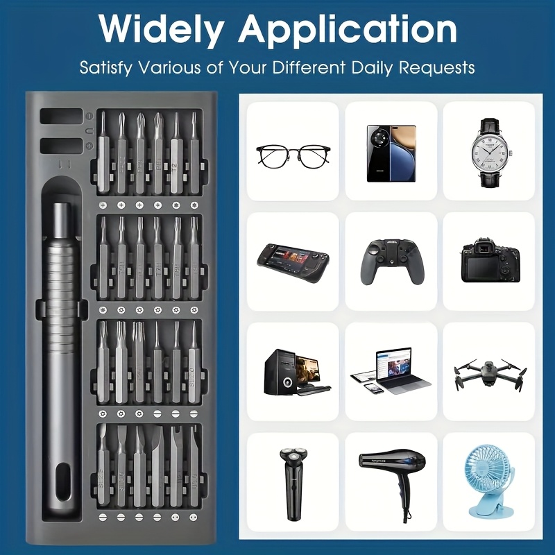 Precision Magnetic Screwdriver Hand Tool Kit, Screw Driver Set, Multi Functional Repair Tool
