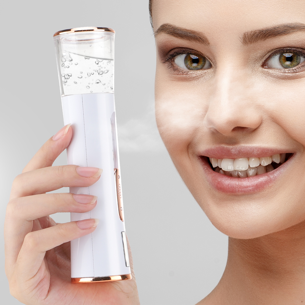 Cooler Facial Mister, Ultrasonic Nano Mist Sprayer & Moisturizer Steamer
