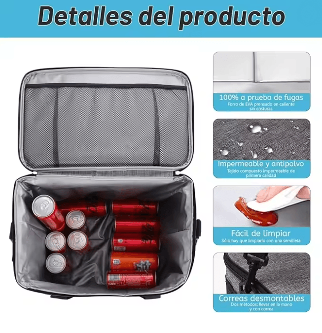 Large Capacity Leakproof Picnic Bag Insulated Lunch Tote