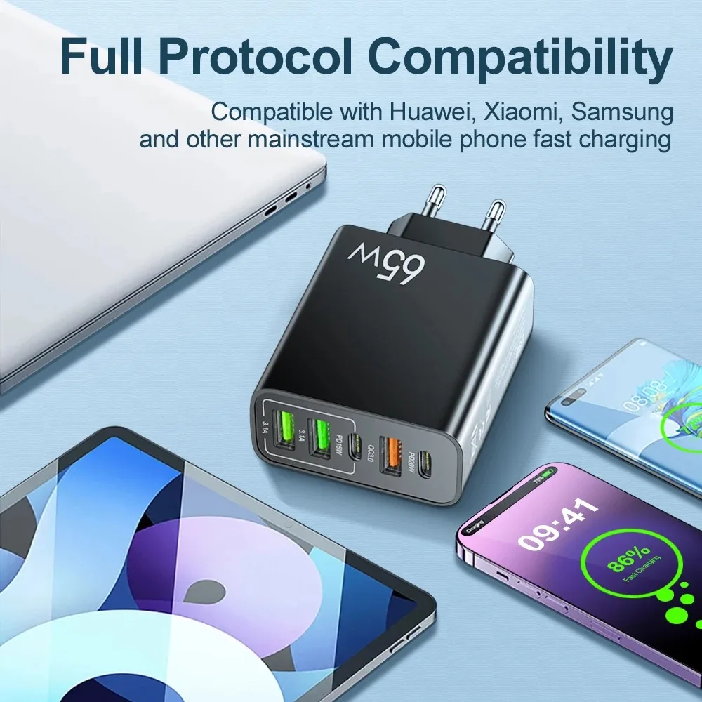 USB C Charger Power Adapter Fast Charging Phone Charger PD Quick Charge Wall Charger