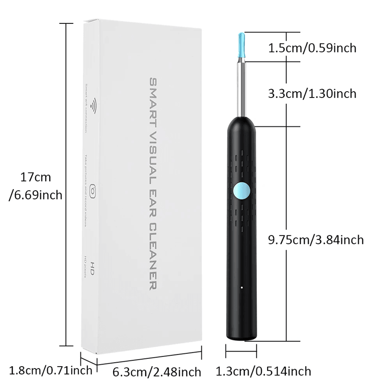 Smart Visual Ear Cleaner with 1080P Camera and LED Lights