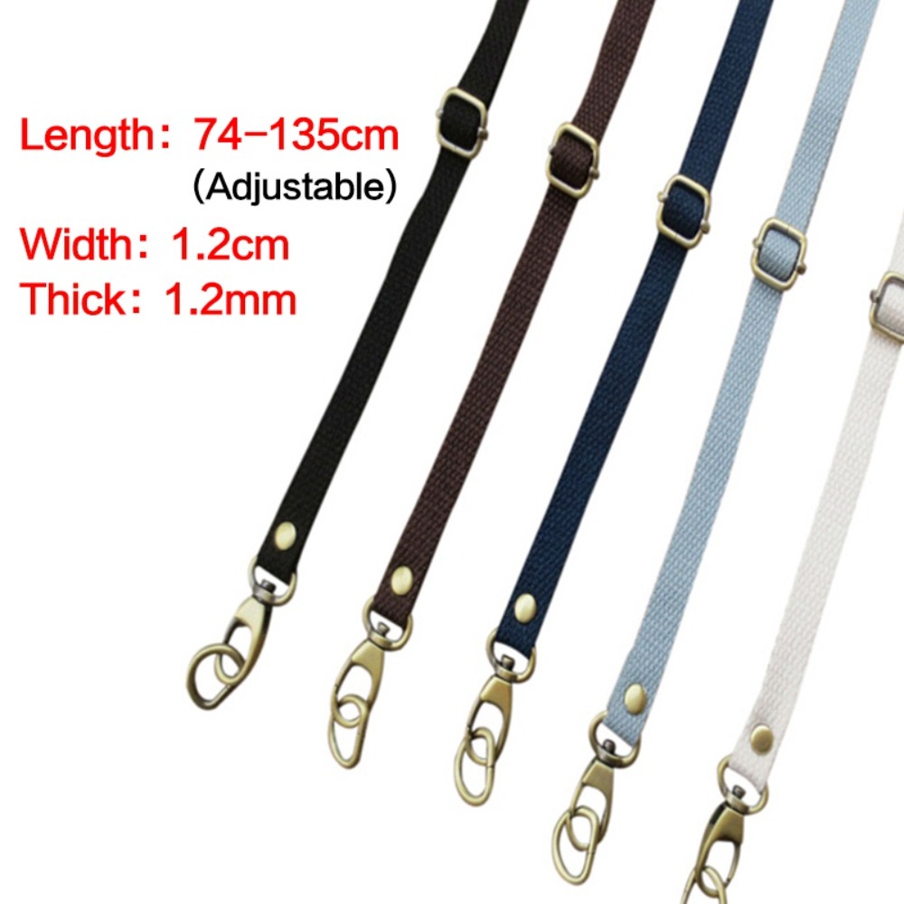Length Adjustable Canvas Bag Strap, Crossbody Belt, Shoulder Handbags Strap Replacement