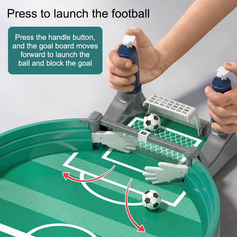 Portable Soccer Table Game for Family Fun Interactive Football Toy for Kids & Boys