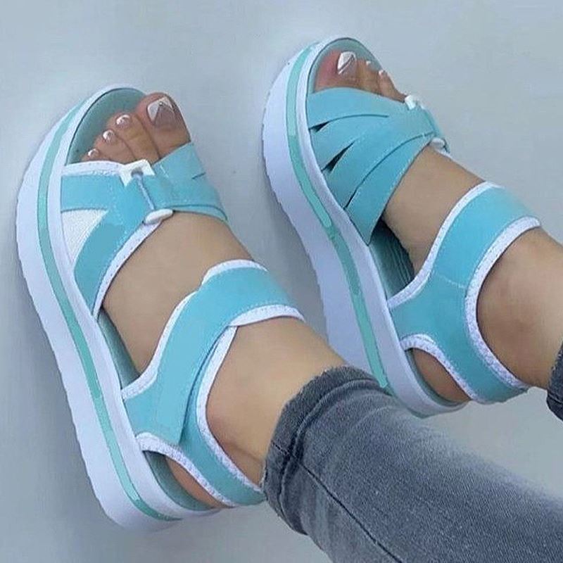 Comfortable Summer Sandals for Women, Outdoor Walking & Party Wedge Shoes, Elegant Beach Footwear Female Sandals