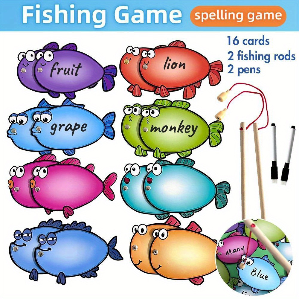 Montessori Reusable Learning Cards Set for Kids Early Education Writing Practice Game
