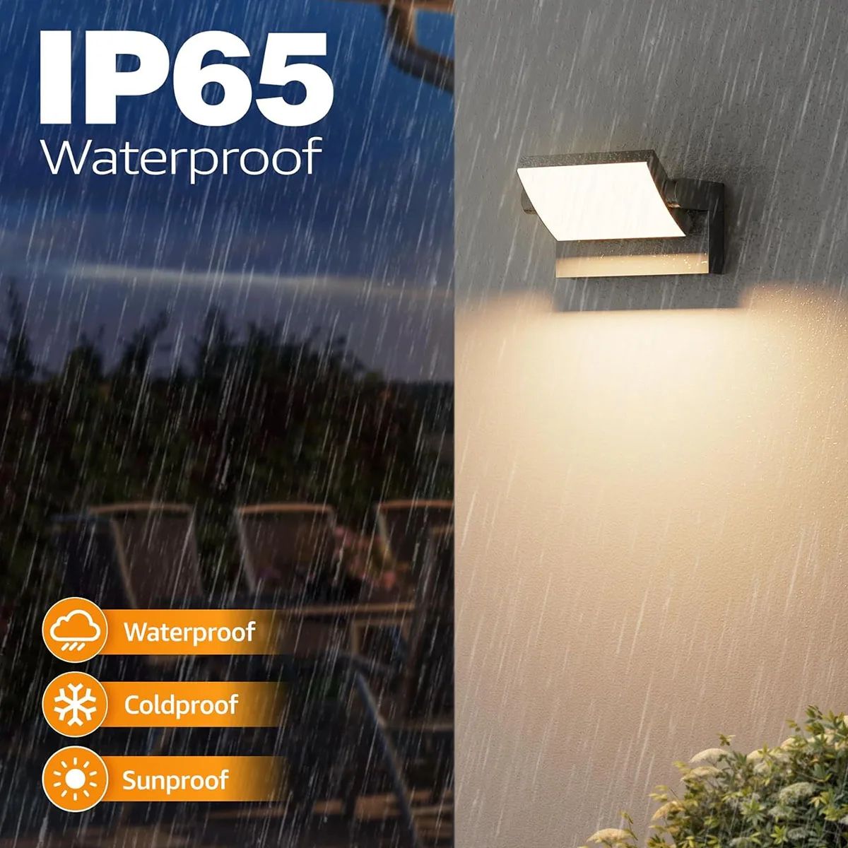 Modern IP65 Motion Sensor Outdoor Wall Lamp – Waterproof LED Porch & Balcony Light