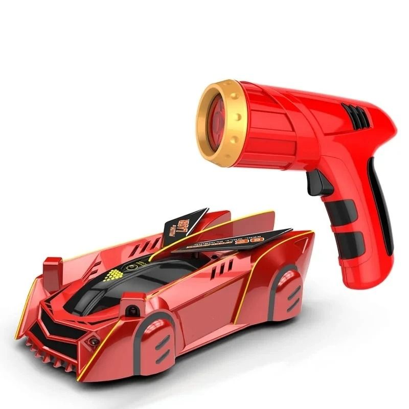 Infrared Laser Controlled Wall Climbing RC Stunt Car