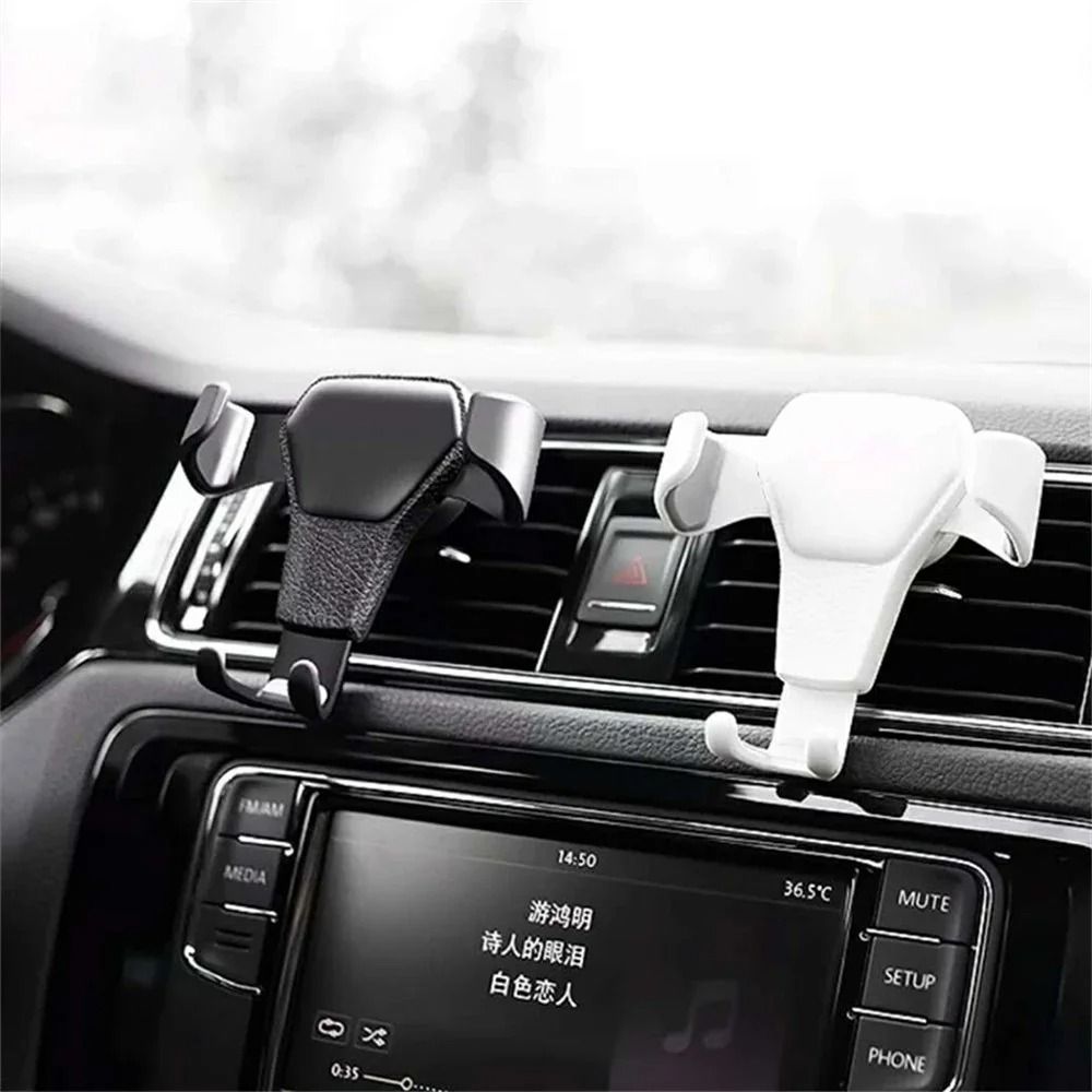 High-Fidelity Gravity-Sensing Car Air Vent Clip Mount and Navigation Bracket