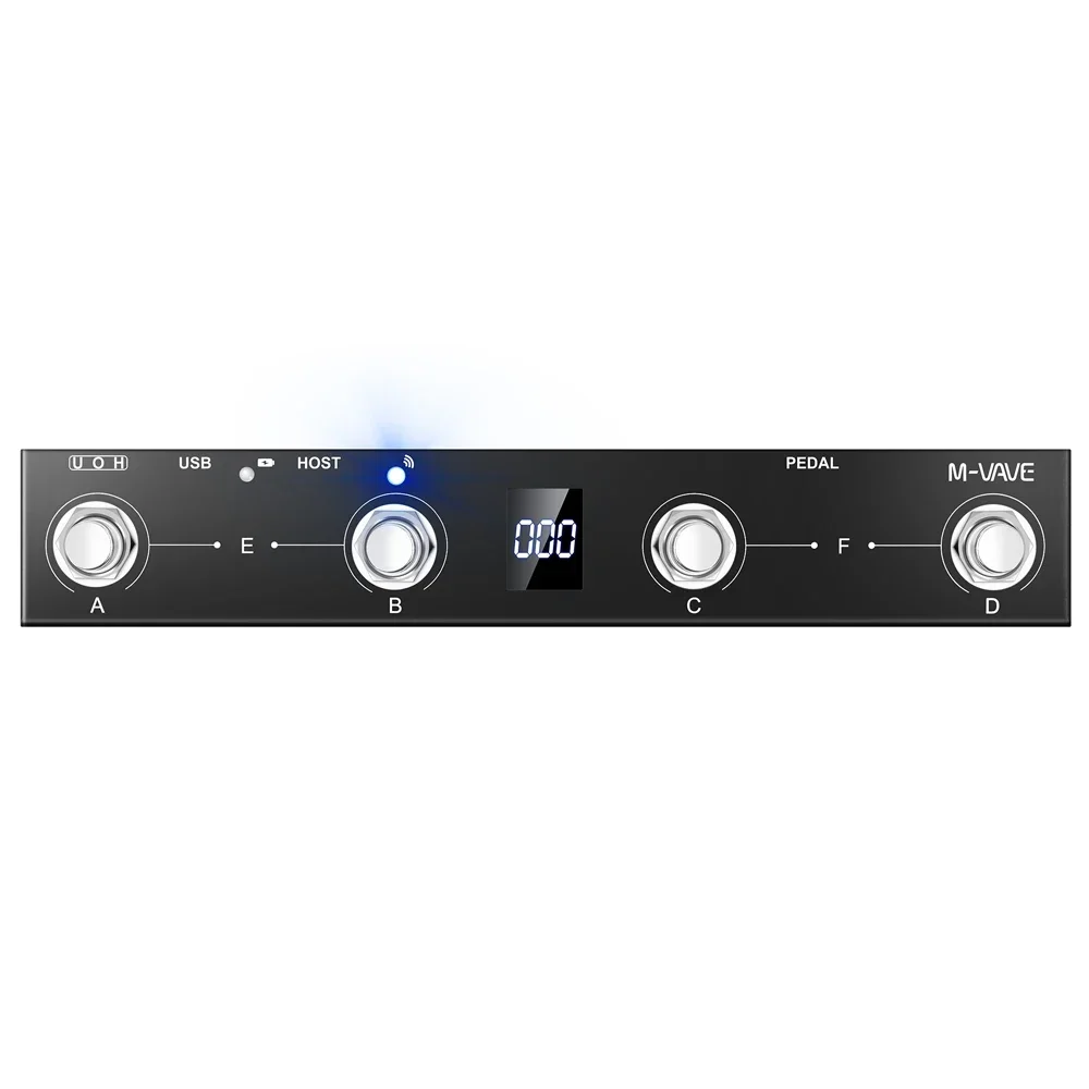 MIDI Foot Switch Controller, Keyboard Buttons, Page Turner, Host Interface